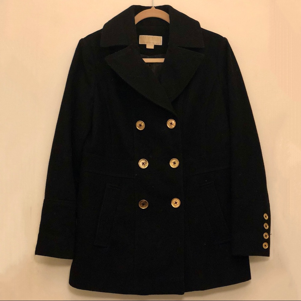Michael Kors Wool Blend Peacoat